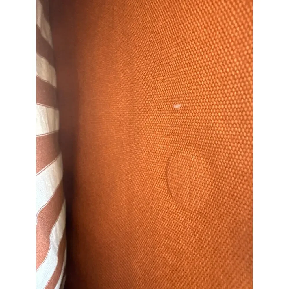Sezane Cotton Laptop Bag in Terracota NEW NWT